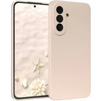 EAZY CASE Handyhülle TPU Hülle für Samsung Galaxy A57 6,7 Zoll, Bumper Case Matt Slimcover Silikonschutzhülle elastisch Taupe / Beige