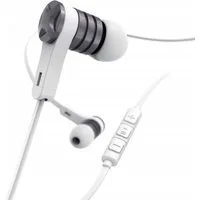 Hama Intense In-Ear Headset 3,5mm Klinke Ohrhörer Smartphone-Headset (Anruffunktion, Mikrofon, Wiedergabe-Steuerung, Lautstärkenreglung, 3,5mm, Mikrofon, Fernbedienung, Silikon-Ohrpolster, 3,5mm Klinken-Stecker)