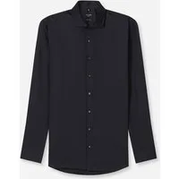 OLYMP Langarmhemd No. Six Businesshemd, super slim, Royal-Kentkragen, unifarben