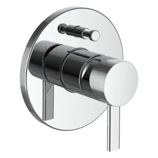 LAUFEN Brausearmatur Unterputz MEDA für SIMIBOX Standard oder SIMIBOX Light, mit Rohrunterbrecher, 2 HF506689100000