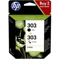 HP 2 Druckerpatronen Tinte Nr. 303 BK / tri-color Multipack Tintenpatrone
