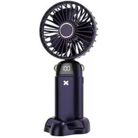 nsihing Handventilator 3-in-1 USB Ventilator mit LED-Display, 90° verstellbar
