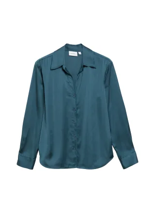 comma - Bluse petrol - Gr. - 42