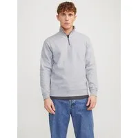 Jack & Jones Sweatshirt JJEBRADLEY SWEAT HALF ZIP NOOS Materialmix, relaxed fit
