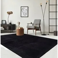 the carpet Teppich kuschelig & Super Soft, Anti-Rutsch Unterseite, rechteckig, Höhe: 16 mm, Waschbar bis 30 Grad, Felloptik, Wohnzimmer Teppich, Kundenliebling