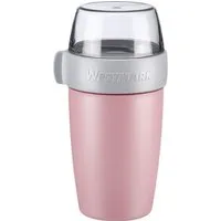 WESTMARK Mehrwegbecher, Kunststoff, (1-tlg), Joghurt-, Müsli-, Lunchbehälter, To Go, 200 + 500 ml, Made in Germany
