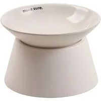Purpurra Futternapf Makesure TATA Große Öffnung (17,5 cm) mit Ständer, Keramik, Napf aus Keramik