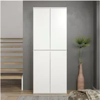 Home affaire Mehrzweckschrank Novara Mehrzweckschrank mit Kleiderstange - (B/T/H) nach Wahl 37-74/34/191 cm