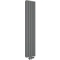 ELEGANT Heizkörper Design Flachheizkörper mit Multiblock,Einlagig/Doppellagig, 1600/1800x311mm, Vertikal Mittelanschluss