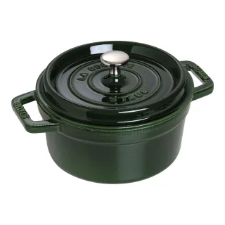 Staub La Cocotte Cocotte 22 cm, rund, Basilikum-Grün, Gusseisen