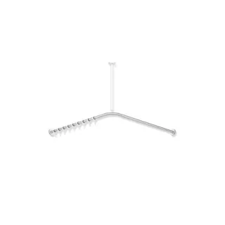 Hewi System 900 Vorhangstange 900.34.10SXA Edelstahl matt geschliffen, d= 25mm, A1/A2 variabel
