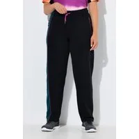Ulla Popken Jogginghose Jogginghose Colorblocking Zipptaschen Elastikbund
