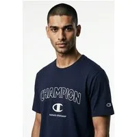 Champion T-Shirt Graphic Tee Kurzarm, mit Rundhalsausschnitt, ohne Verschluss, aus Baumwolle