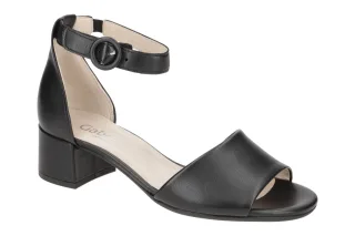 Gabor Sandalette 82.902.27 Schwarz Echtleder Fesselriemchen