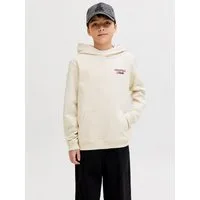 Jack & Jones Junior Kapuzensweatshirt JORNORREBRO TYPO BACK SWEAT HOOD SN JNR Baumwollmischung, relaxed fit, Langarm