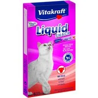 Vitakraft Katzensnack Cat Liquid Snack Rind, 90g, Snack für: Katzen