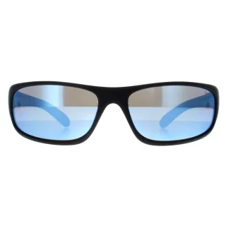 Bolle Anaconda BS027008 matt schwarz himmelblau polarisierte Sonnenbrille