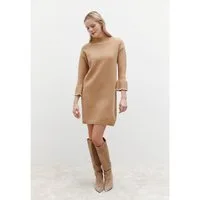 MORE&MORE A-Linien-Kleid softes, feminines Strickkleid