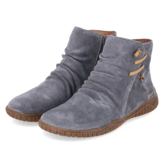 Josef Seibel Barfuß-Stiefeletten WYNONA - Gr. 37 - Grau - Rauleder