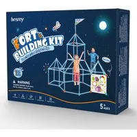 besrey Höhle Bauen Kinder – 133PCS Konstruktionsspielzeug, Kinder Höhle Konstruktions-Spielset
