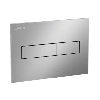 Laufen Betätigungsplatte HORIZON INEO mit Zweimengenbetätigung chrom matt, H9001110070001 H9001110070001