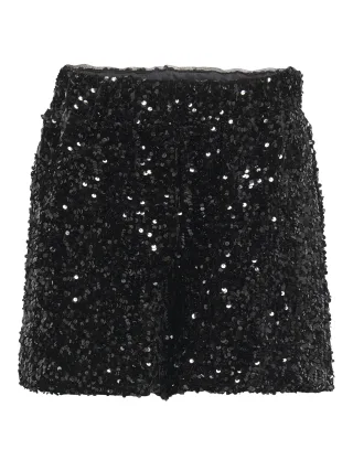 ONLY - ONLCONFIDENCE NEW SEQUINS SHORTS JRS Black - Gr. - L