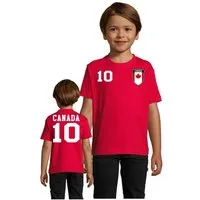 Blondie & Brownie T-Shirt Kinder Kanada Amerika Sport Trikot Fußball Meister WM Copa