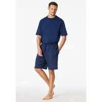 Schiesser Pyjamashorts Mix + Relax mit Gummizug, Cotton-Mix, mit seitlichen Eingrifftaschen