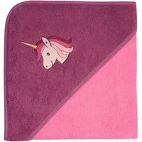 Wörner Kapuzenhandtuch Einhorn, Frottee (1-St), mit Kapuze, maschinenwaschbar, trocknergeeignet