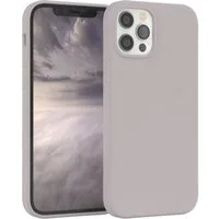 EAZY CASE Handyhülle Premium Silikon Case für iPhone 12 / iPhone 12 Pro 6,1 Zoll, Hülle Bumper Case Slimcover mit Displayschutz Silikonhülle Altrosa