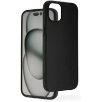 Hama Handyhülle Handyhülle MagCase "Fantastic Feel" für Apple iPhone 15, Schwarz, Kratzschutz und bezogene Seitentasten