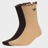 adidas Originals Sportsocken CREW, RÜSCHEN, 2 PAAR (2-Paar) für Erwachsene, im praktischen 2er-Set