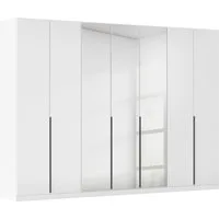 OTTO home Drehtürenschrank Kleiderschrank Schrank Garderobe AGORDO mit Dekor- oder Hochglanzfront (in zwei Griff-Farben, Breiten 91-405 cm) durchdachte Innenausstattung, in 8 Breiten und 2 Höhen MADE IN GERMANY
