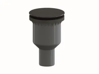 Dallmer Duschwannenablauf ORIO V, senkr., Haube schwaz matt, DN 50 DN 50, 161383 161383