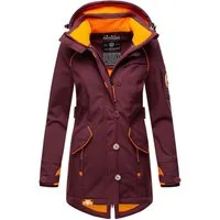 Marikoo Softshelljacke mit Kapuze – Outdoorjacke wind- und wasserabweisend Softshelljacke mit Fleecefutter und abnehmbarer Kapuze