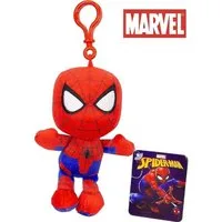 MARVEL Kuscheltier Spiderman Bagclip 13cm Kuscheltier Schlüsselanhänger Keychain (1-St), Schlüsselanhänger Haustierschlüsselanhänger Geschenk Hund Frau Herren