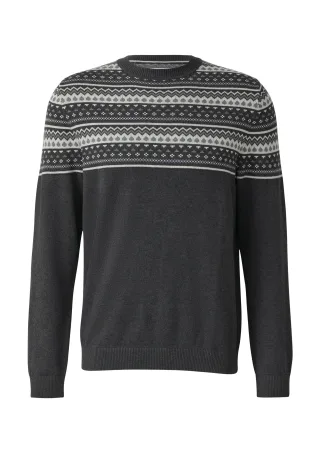 s.Oliver - Strickpullover grau - Gr. - M