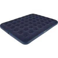 Avenli Luftbett Luftmatratze Camping für 2 Personen blau 203x152x22cm Queen-Size, (Gästebett aufblasbar Ideal als Reisebett oder Isomatte, 1-tlg., Campingmatratze ohne Pumpe), für Indoor und Outdoor mit beflockter Oberfläche
