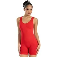 Smilodox Jumpsuit Doralia, Trainingssuit, elastischer Einteiler Rückenausschnnitt, Sommer, figurbetonend, Gym