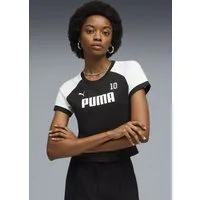 PUMA T-Shirt SPORT RINGERTEE Slim Fit Passform, Kurzarm, Rundhalsausschnitt