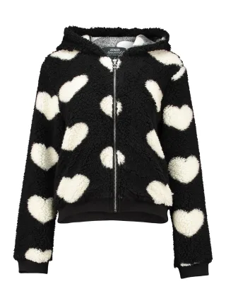 HaILYS - LS P JK Ti44nna Heart black/offwhite heart - Gr. - S