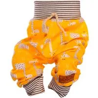 La Bortini Schlupfhose Baby Hose für Neugeborene und Frühchen in creme gemustert aus Baumwolle, 44 46 48 50 56 62 68