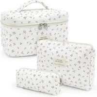 nsihing Kosmetiktasche 3er Set Kulturtasche – Wasserdichter Kulturbeutel für Damen