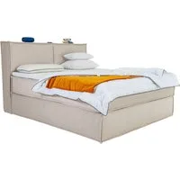 Home affaire Boxspringbett Sophielle, erhältlich in den Breite 160, 180 & 200cm, inkl. Topper und Taschen-Federkernmatratze