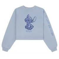 Lilo & Stitch Hoodie Lilo und Stitch Damen Hoodie, Rosa und Blau, Größe S bis L