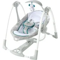 ingenuity Babyschaukel ConvertMe Swing-2-Seat Portable Swing - Nash, mit automatischer Schaukelfunktion und Sound-Effekt