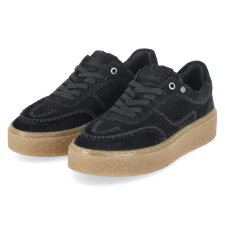 Palado Plateau Sneaker - Gr. 36 - Schwarz - Rauleder