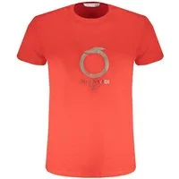 Trussardi T-Shirt Herren Kurzarm T-Shirt Rot mit Rundhals und
