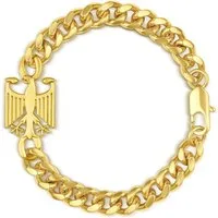 d'origine Armband Deutschland Armband Herren – Bundesadler Wappen (Edelstahl)