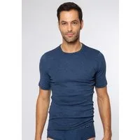 Ammann Unterhemd Jeans Feinripp (1-St) Unterhemd / Shirt Kurzarm - Baumwolle